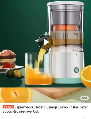 Espremedor de frutas na caixa