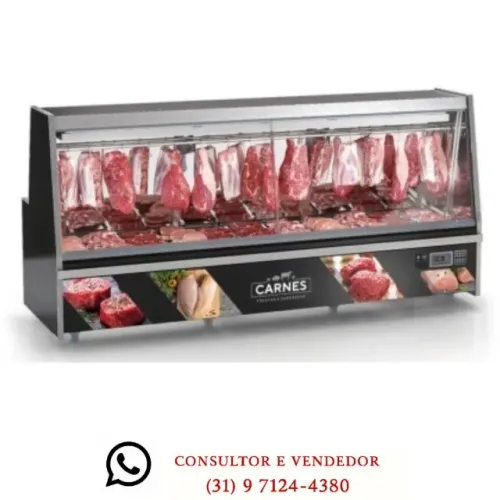 Balcão de Açou 3 Metros Gelopar 220v Novo