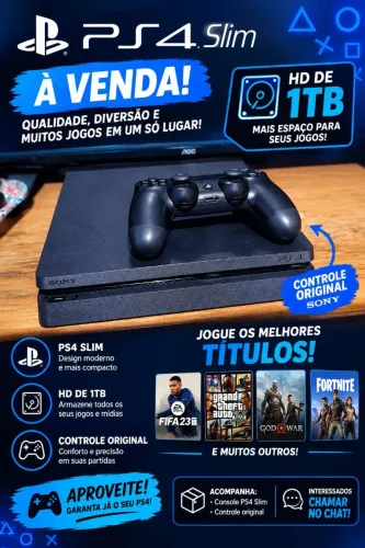 Ps4 Slim 1Tb