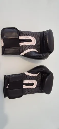 I? Luvas de treino Everlast Pro Style na cor preta e grafite 14 OZ<br>Tamanho: 14 oz (onças).