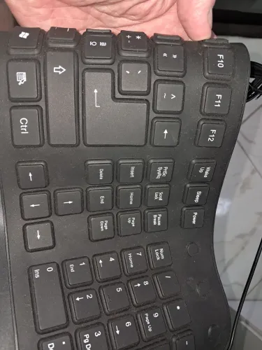 Teclado dobravel de silicone usb d