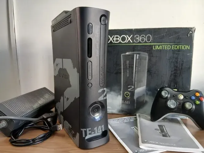 Xbox 360 Elite Call Of Duty Modern Warfare 2 Edição Limitada