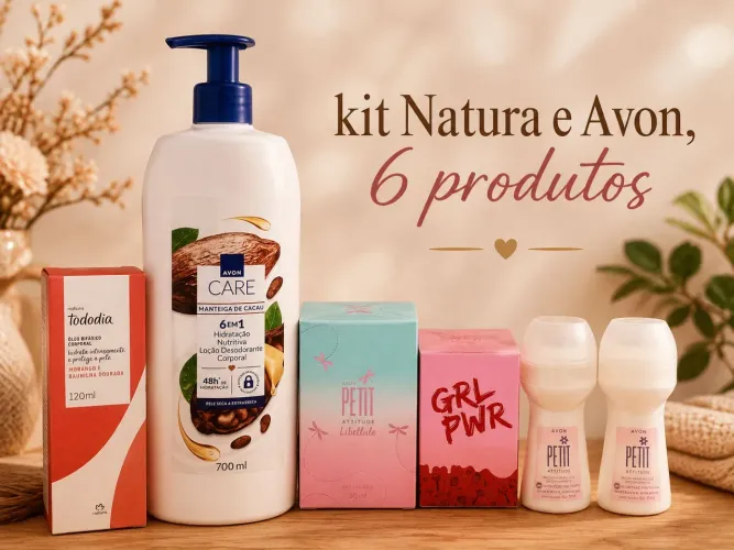 Kit Natura e Avon 6 Produtos