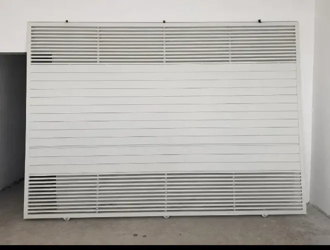 Portão de Correr em Metalon- Pintura Automotiva Branco- 3,40 x 2,50 m- Novo