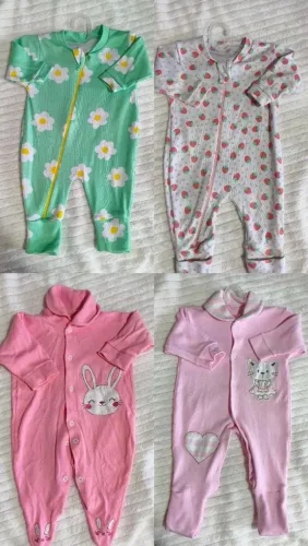 Roupa de bebê veste RN até G
