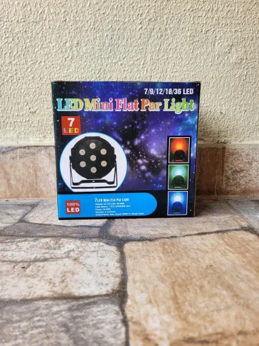 CANHÃO REFLETOR LED 18 RGB DMX JOGO DE LUZ 3W