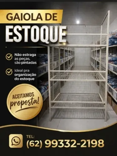 GAIOLA PARA ESTOQUE