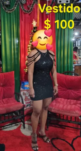 Vestido em paitê