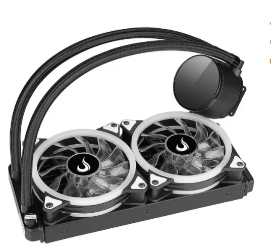 Water Cooler Rise Mode Gamer Black, RGB, 240mm, AMD/Intel, Preto - RM-WCB-02-RGB