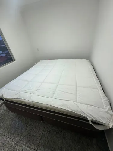 Conjunto Cama Box King Size Orthocrin ? Colchão Série 705 + Box
