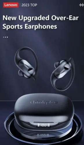Fone Bluetooth Lenovo LP75 Lacrado
