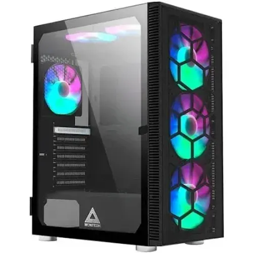 Gabinete Gamer Montech X3 MESH com 6 FANS