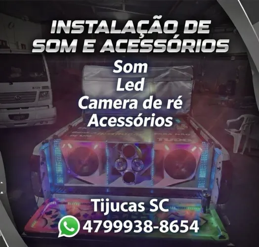Instalação de som e acessórios 