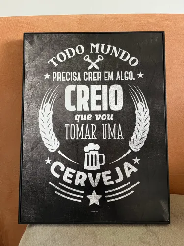Quadro decorativo cerveja urban arts