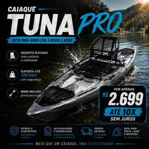 Caiaque tuna pro cor Anequim