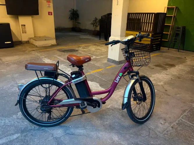 Bicicleta elétrica Ebike L Leve Aro 24 Super Nova