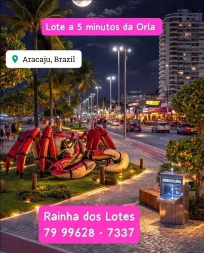 Terreno de esquina na AtalaiaVelha PRÓXIMO A ORLA -  ATALAIA VELHA ARACAJU - CINTHIA ROCHA