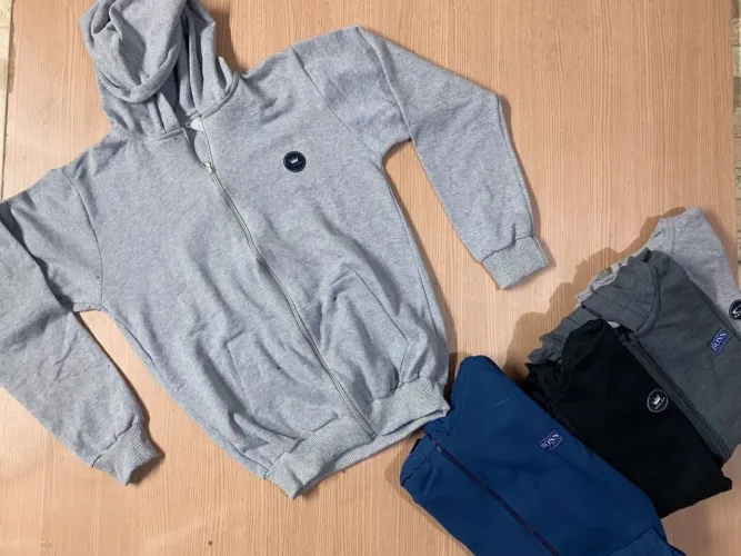 blusão e calça moleton de 2 a 12 anos