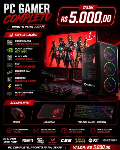 Pc gamer completo