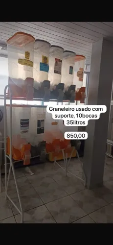 Graneleiro plastpet 40litros