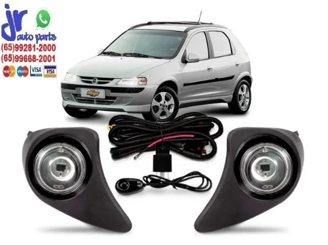 Kit Farol De Milha Celta 1999 2000 2001 2002 2003 2004 2005 2006 Auxiliar Neblina
