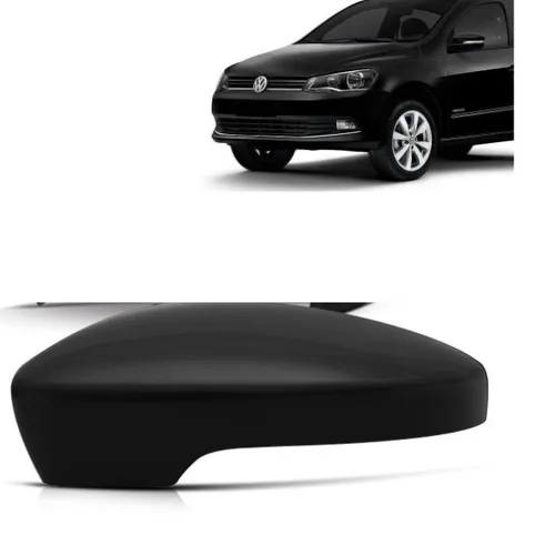 Capa do retrovisor moldura Aplique Preto vw gol voyage saveiro g6 com pisca valor unitario