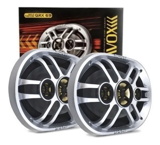 kit alto falante Bravox 6x9 QRX Quadriaxial 360rms 720w Novo 1 ano de garantia