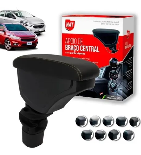 Apoio de Braço Encosto Chevrolet Onix e Prisma 2012 à 2019  - C/ Porta Objetos