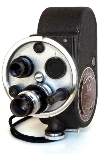 Filmadora 8mm Filmo Turret (Fabricação Bell & Howell Company)
