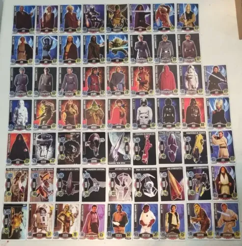 Lote - 61 Cards - Star Wars - Anos 2000 - Sem Repetição