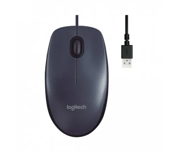 Mouse Logitech M90 com fio USB