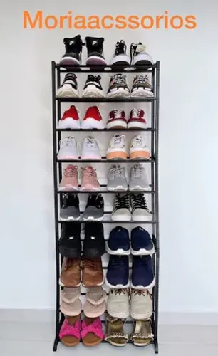 Sapateira Organizador 20 Pares 10 Andares Desmontável