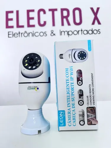 Câmera Wi-Fi Inteligente Leon GTS - Segurança para sua casa!
