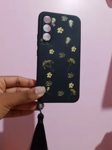 Capinha Samsung Galaxy A54 -Capa para celular com flores secas