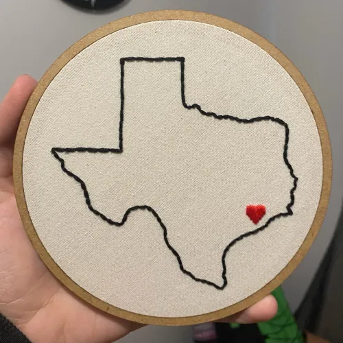 Bordado Texas Lover - Houston
