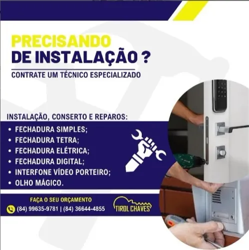 Instalação Fechaduras em geral