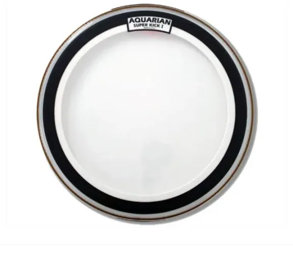 Pele De Bumbo  Bateria 22" Aquarian Super Kick I Ski22 Clear