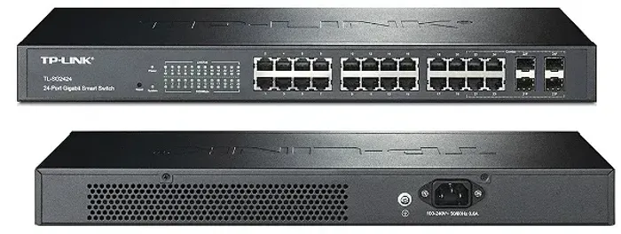 Switch Smart Gigabit com 24 Portas + 4 Slots SFP Jetstream