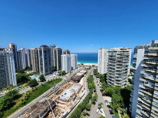 Venda Cobertura 04 suítes na praia da Barra da Tijuca - Frontal Mar