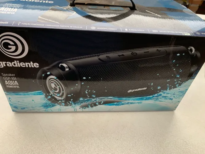 Caixa de Som Gradiente GSP-101 Aqua - Bluetooth - Impermeável