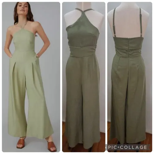 ELEGANTE MACACÃO EM CREPE DE SEDA