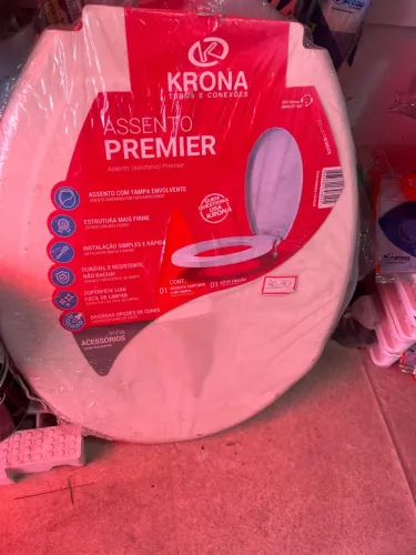 Assento sanitário premier bege