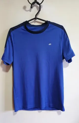 Camiseta masculina tamanho P cor azul bic