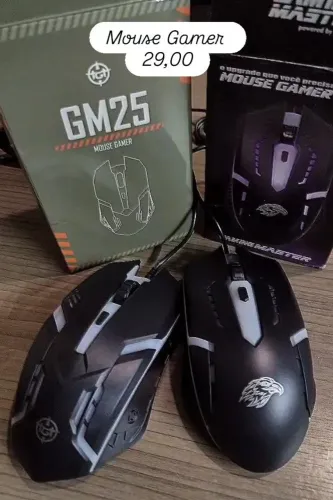 Mouse Gamer Led RGB 7 cores iluminação
