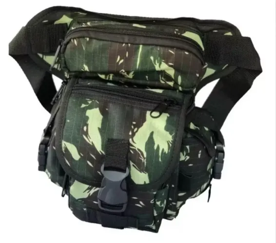 Pochete Bornal Com 7 Bolsos Camping motoboy Pescaria 