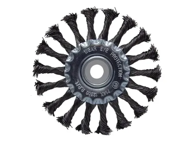 Escova Circular Entrançada 4.1/2-1/2 Heavy Duty
