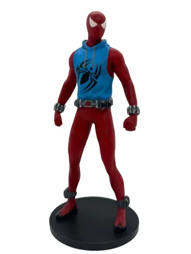 Estátua Homem-Aranha Scarlet Resina - Boneco Colecionável Marvel