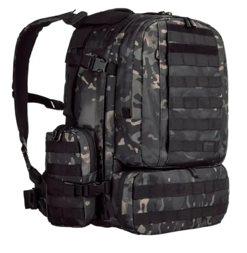 MOCHILA TÁTICA DEFENDER - CAMUFLADO WARSKIN BLACK 55L