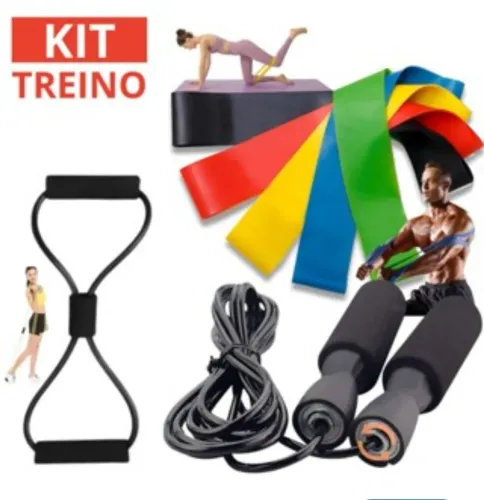 Kit Treino Completo - Academia em Casa