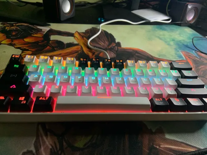 NOVO! Teclado Mecânico 60% MUCAi MK61 RGB | Switches Red Hot-Swap, Compacto!